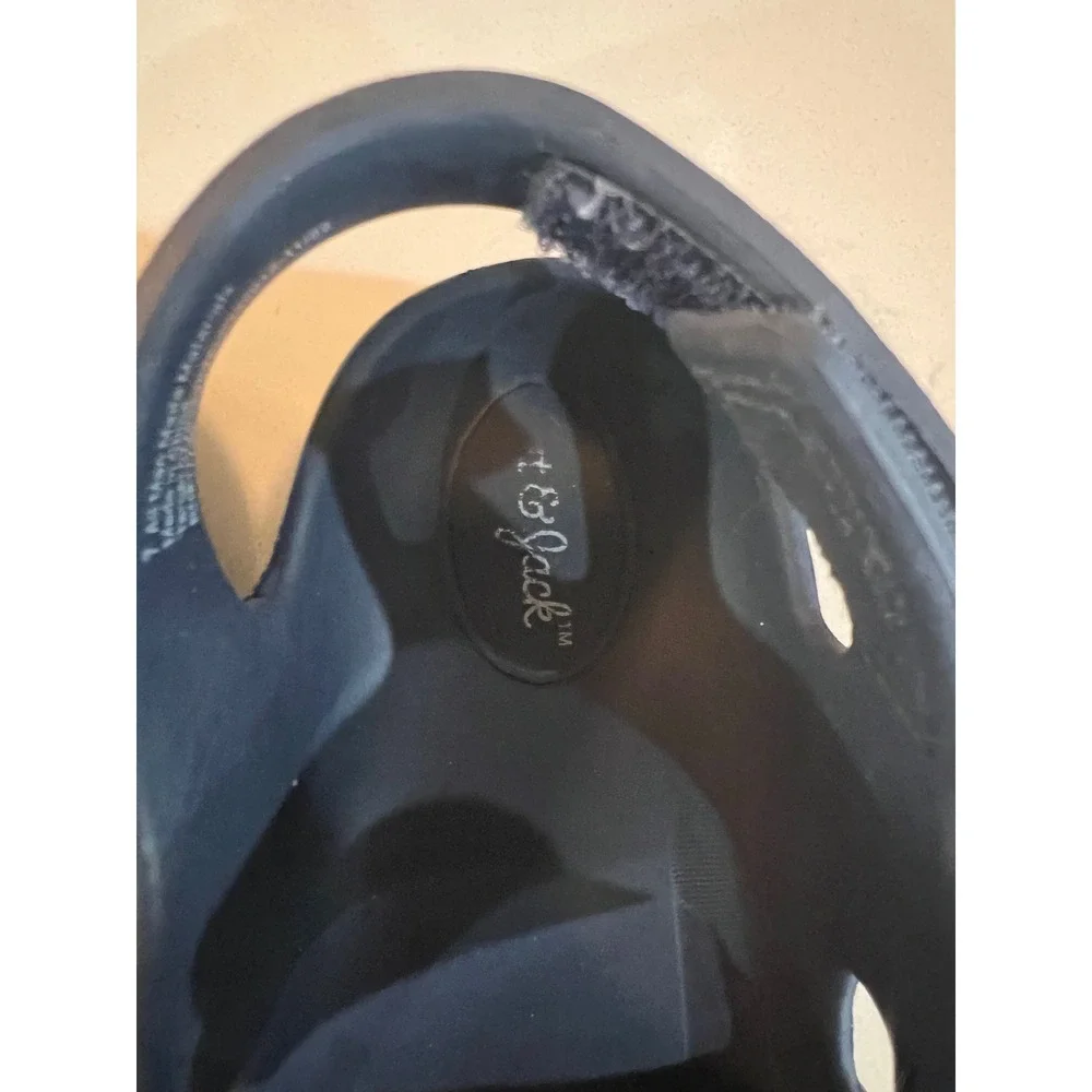 Cat & Jack Toddler Boys Navy Blue Parker Two-Band Slide Sandals Size 7 077032252
